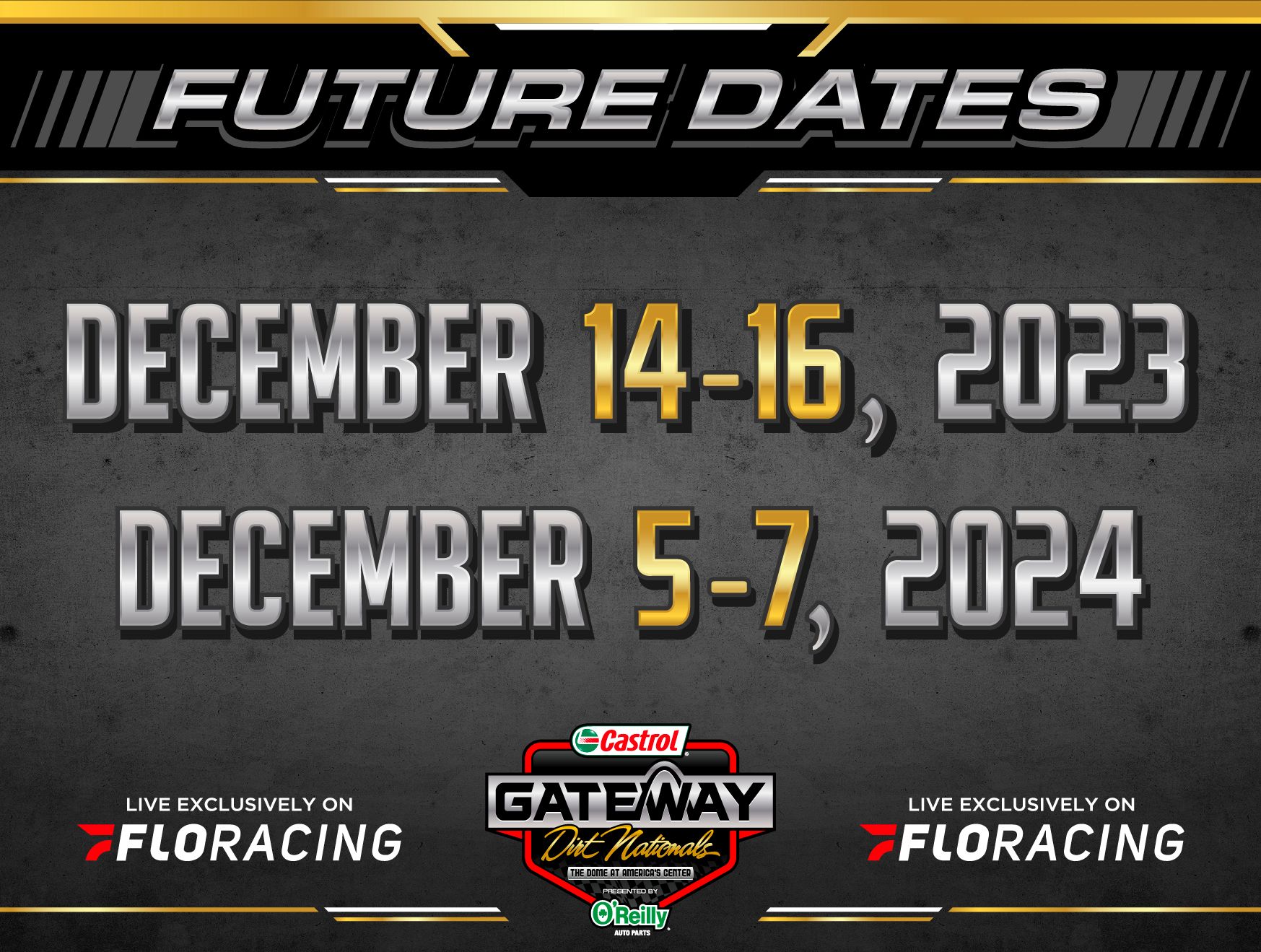 Future Dates Gateway Dirt Nationals